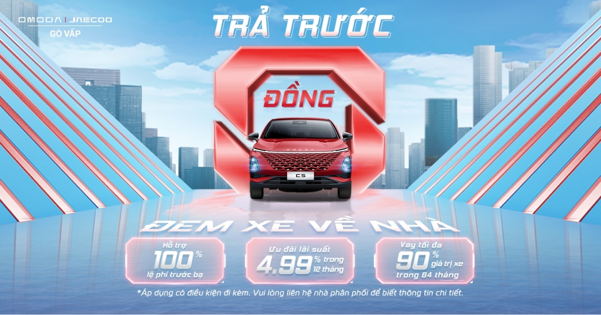 Omoda C5 nhận xe 0Đ